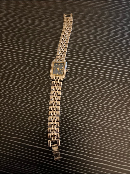 Ralph Lauren Other - Ralph Lauren Silver Bracelet Watch with Navy Blue Dial